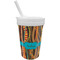Tribal Ribbons Sippy Cup with Straw (Personalized)