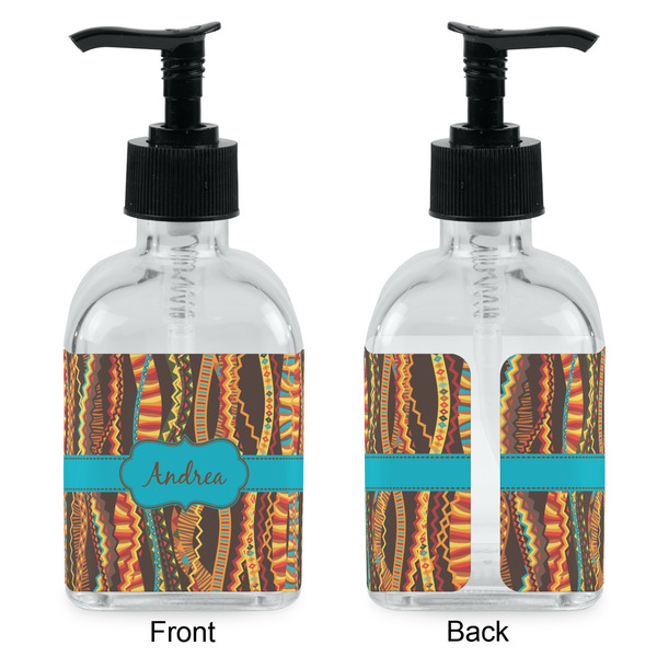 Tribal Ribbons Glass Soap/Lotion Dispenser - Approval