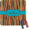 African Ribbons Square Fridge Magnet (Personalized)