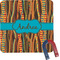 Tribal Ribbons Square Fridge Magnet (Personalized)