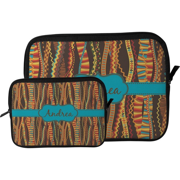 African Ribbons Tablet Sleeve (Size Comparison)