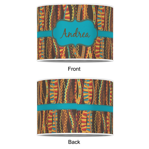 Tribal Ribbons 12" Drum Lampshade - APPROVAL (Poly Film)