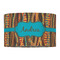 Tribal Ribbons 12" Drum Lampshade - FRONT (Fabric)
