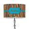 Tribal Ribbons 12" Drum Lampshade - ON STAND (Poly Film)