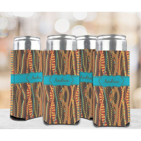 Tribal Ribbons 12oz Tall Can Sleeve - Set of 4 - LIFESTYLE