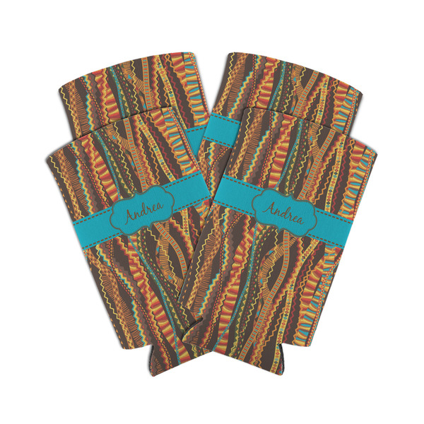 Tribal Ribbons 12oz Tall Can Sleeve - Set of 4 - MAIN