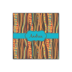 Tribal Ribbons Wood Print - 12x12 (Personalized)