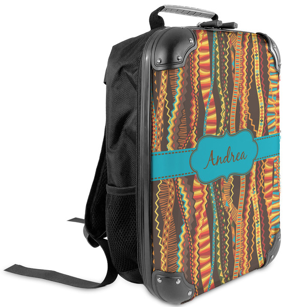 Custom Tribal Ribbons Kids Hard Shell Backpack (Personalized)