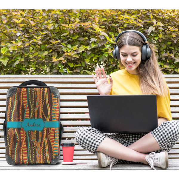 Tribal Ribbons 15" Backpack - LIFESTYLE