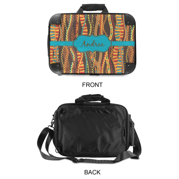 Tribal Ribbons 15" Hard Shell Briefcase - APPROVAL