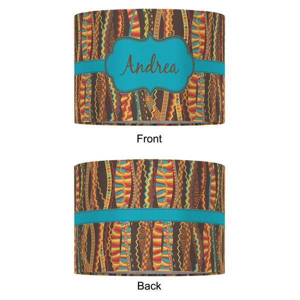 Tribal Ribbons 16" Drum Lampshade - APPROVAL (Fabric)