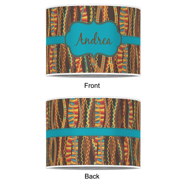 Tribal Ribbons 16" Drum Lampshade - APPROVAL (Poly Film)
