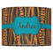 Tribal Ribbons 16" Drum Lampshade - FRONT (Fabric)