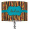 Tribal Ribbons 16" Drum Lampshade - ON STAND (Fabric)