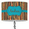 Tribal Ribbons 16" Drum Lampshade - ON STAND (Poly Film)