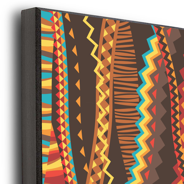 Tribal Ribbons 16x20 Wood Print - Closeup
