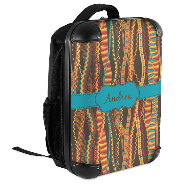 Tribal Ribbons 18" Hard Shell Backpacks - ANGLED VIEW