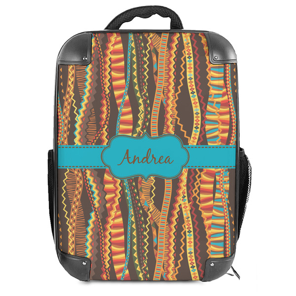 Custom Tribal Ribbons Hard Shell Backpack (Personalized)
