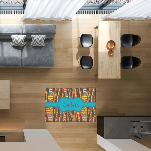 Tribal Ribbons 2'x3' Indoor Area Rugs - IN CONTEXT