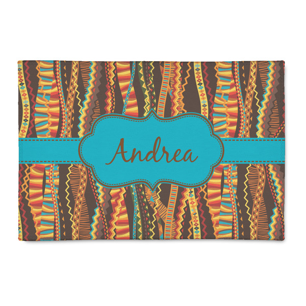 Custom Tribal Ribbons 2' x 3' Indoor Area Rug (Personalized)