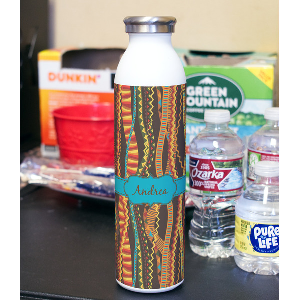 Tribal Ribbons 20oz Water Bottles - Full Print - In Context