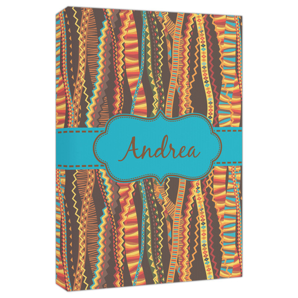Custom Tribal Ribbons Canvas Print - 20x30 (Personalized)