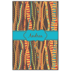 Tribal Ribbons Wood Print - 20x30 (Personalized)