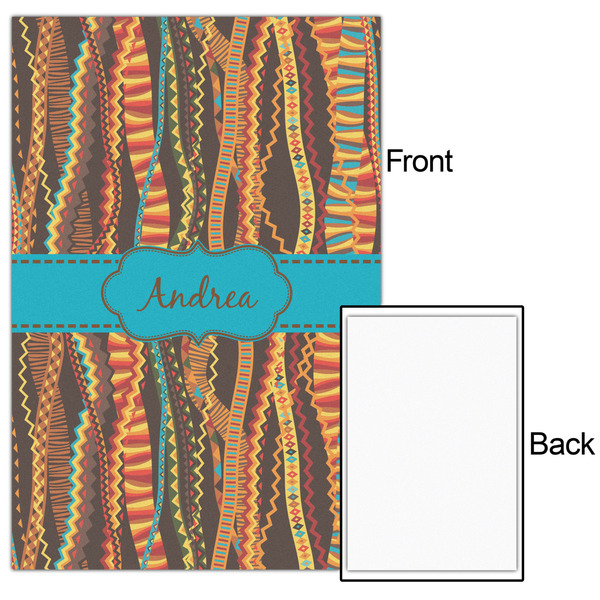 Tribal Ribbons 24x36 - Matte Poster - Front & Back