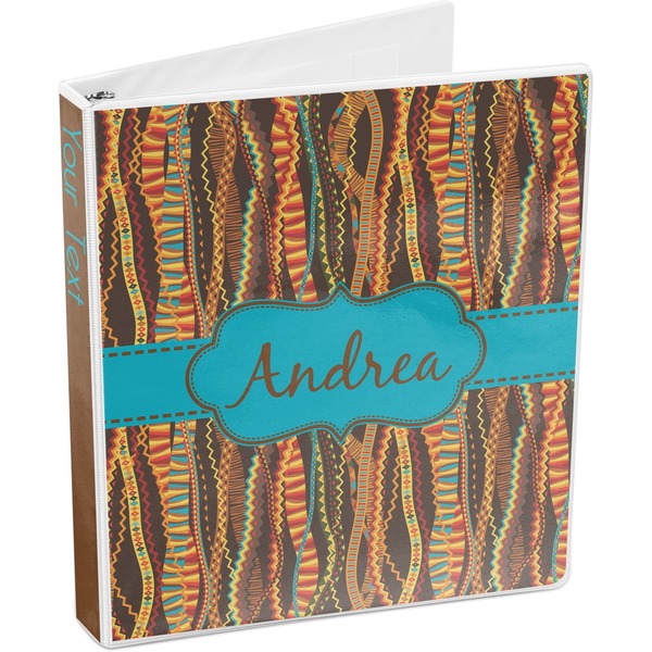 Tribal Ribbons 3-Ring Binder 3/4 - Main