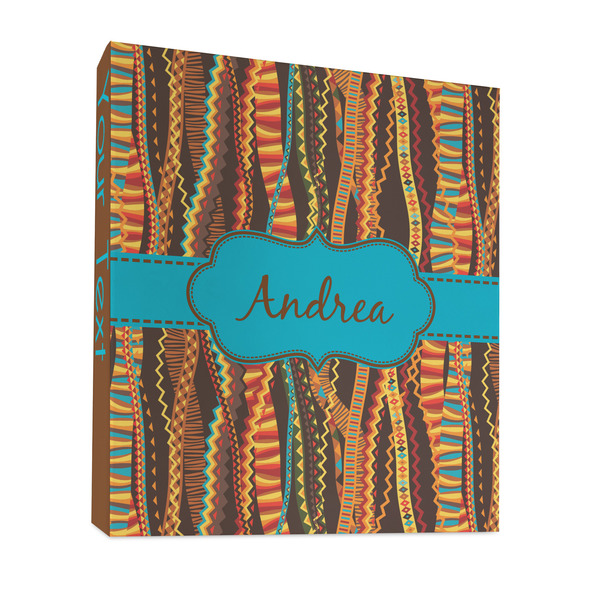 Tribal Ribbons 3 Ring Binders - Full Wrap - 1" - FRONT