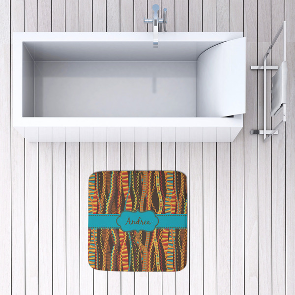 Tribal Ribbons 48x48 Foam Memory Mat - LIFESTYLE