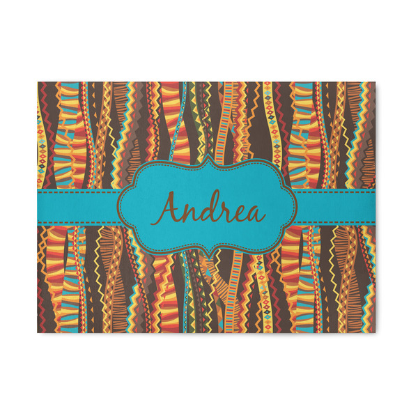 Custom Tribal Ribbons Area Rug (Personalized)