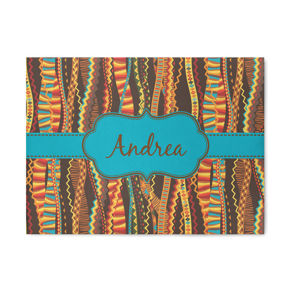 Custom Tribal Ribbons 5' x 7' Patio Rug (Personalized)