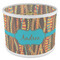 Tribal Ribbons 8" Drum Lampshade - ANGLE Poly-Film