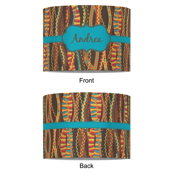 Tribal Ribbons 8" Drum Lampshade - APPROVAL (Fabric)