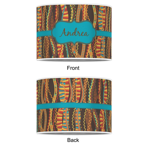 Tribal Ribbons 8" Drum Lampshade - APPROVAL (Poly Film)