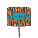 Tribal Ribbons 8" Drum Lamp Shade - Fabric (Personalized)