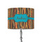 Tribal Ribbons 8" Drum Lampshade - ON STAND (Fabric)