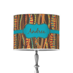 Tribal Ribbons 8" Drum Lamp Shade - Poly-film (Personalized)