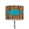 Tribal Ribbons 8" Drum Lamp Shade - Poly-film (Personalized)