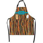 Tribal Ribbons Apron With Pockets w/ Name or Text