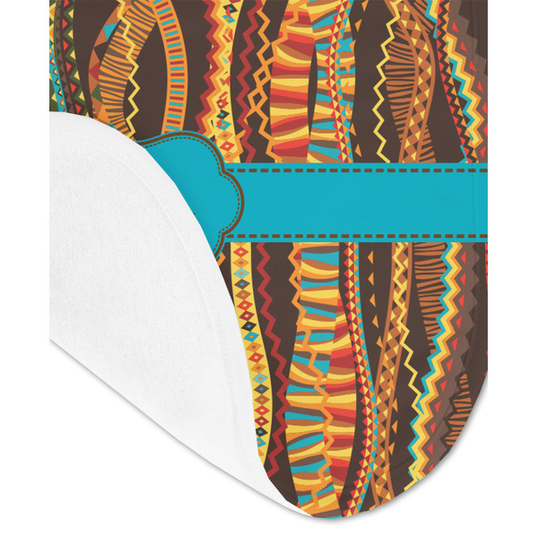 Tribal Ribbons Baby Bib - AFT detail