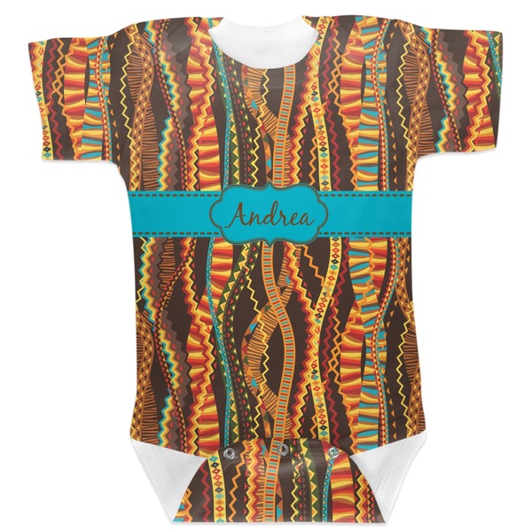 Custom Tribal Ribbons Baby Bodysuit 6-12 (Personalized)