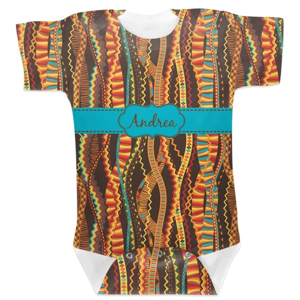 Custom Tribal Ribbons Baby Bodysuit 3-6 (Personalized)