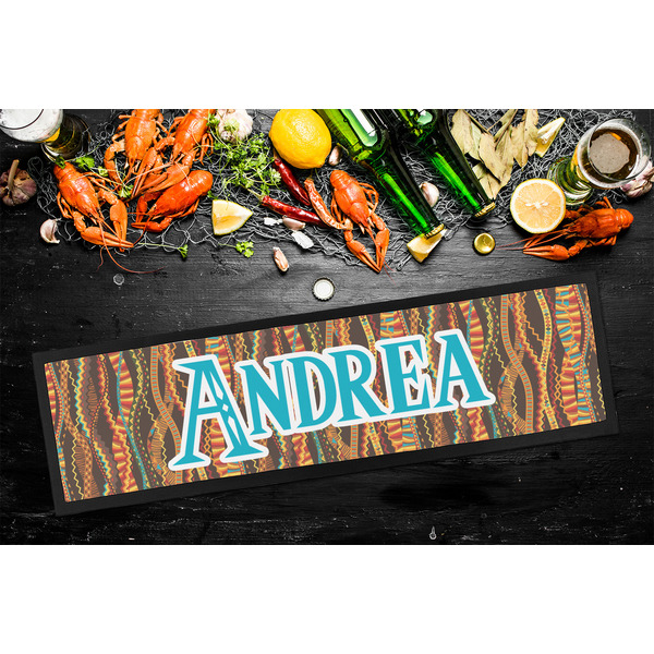 Tribal Ribbons Bar Mat - Large - LIFESTYLE