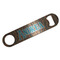 Tribal Ribbons Bar Bottle Opener - Silver w/ Name or Text
