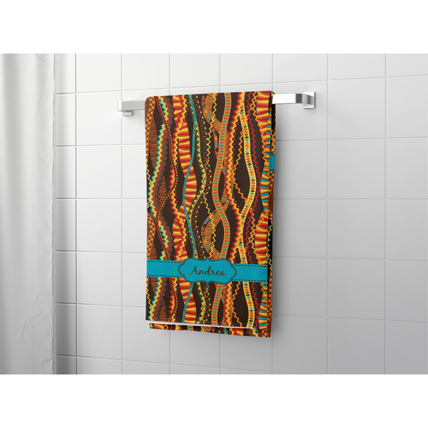 Tribal Ribbons Bath Towel - LIFESTYLE