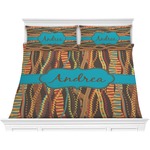 Tribal Ribbons Comforter Set - King (Personalized)