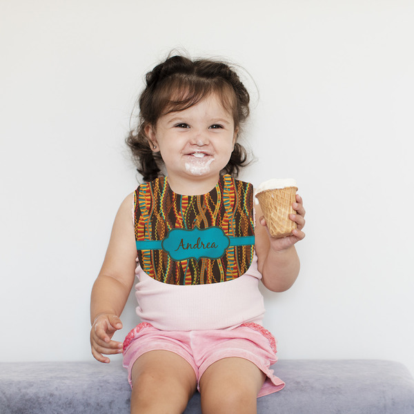 Tribal Ribbons Bib Lifestyle Girl