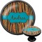 Tribal Ribbons Black Custom Cabinet Knob (Front and Side)